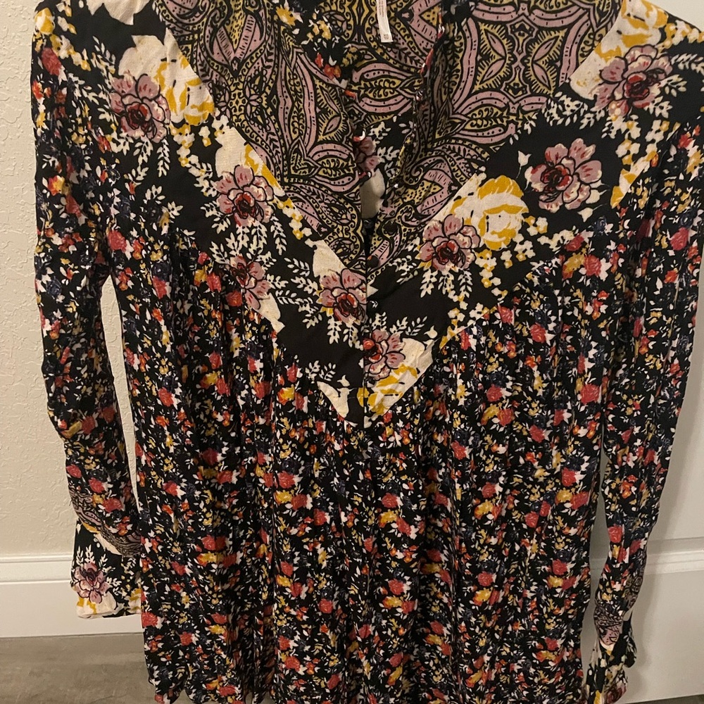 Free People Smock Top